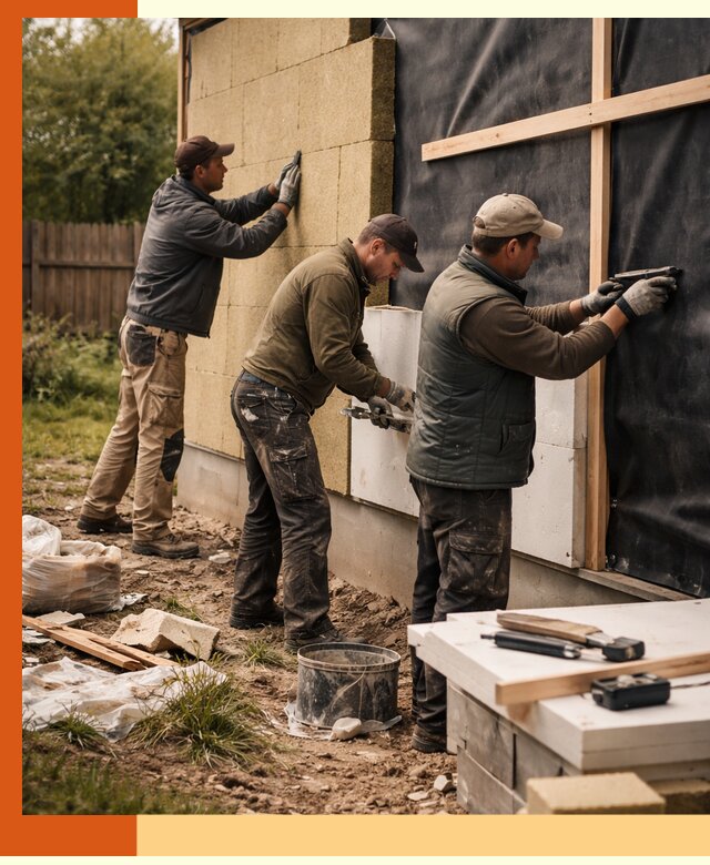 Утепление дачного дома под ключ в Каменске-Шахтинском