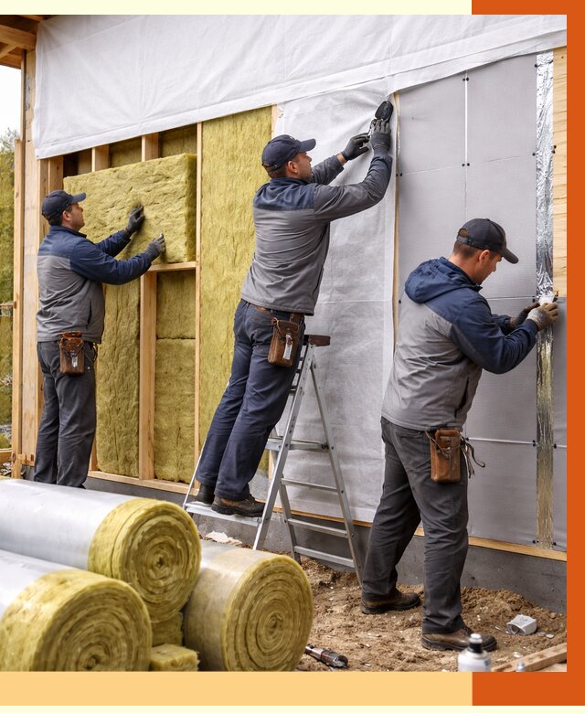 Утепление каркасного дома в Каменске-Шахтинском от 4326 руб./м2 — профессионально | ТепломастерКсш