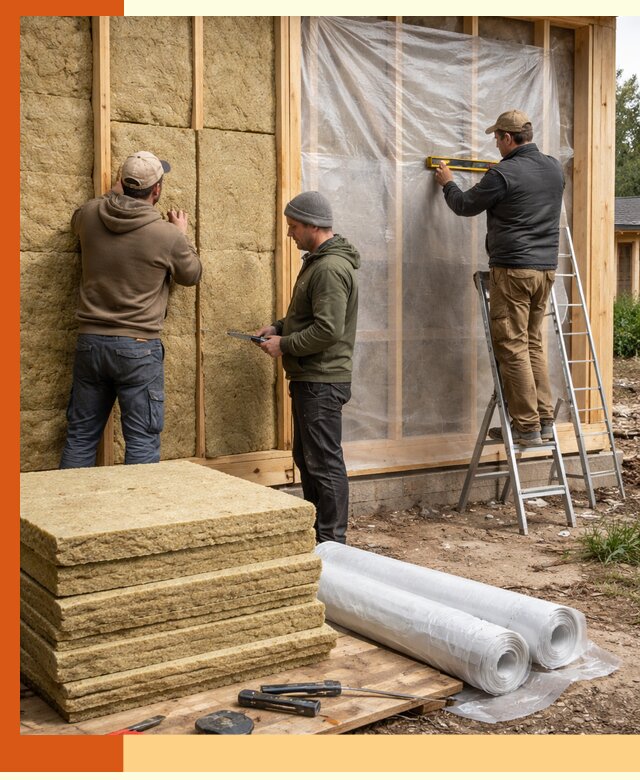 Утепление каркасного дома в Каменске-Шахтинском под ключ с гарантией качества