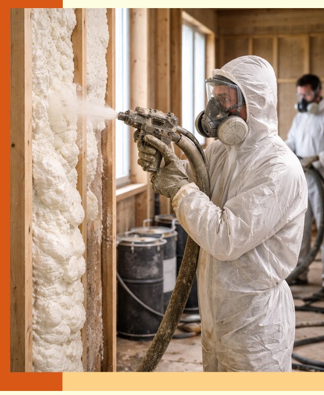Утепление каркасного дома пенополиуретаном в Каменске-Шахтинском