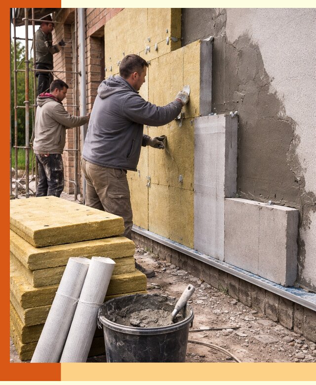 Утепление кирпичного дома под ключ в Каменске-Шахтинском