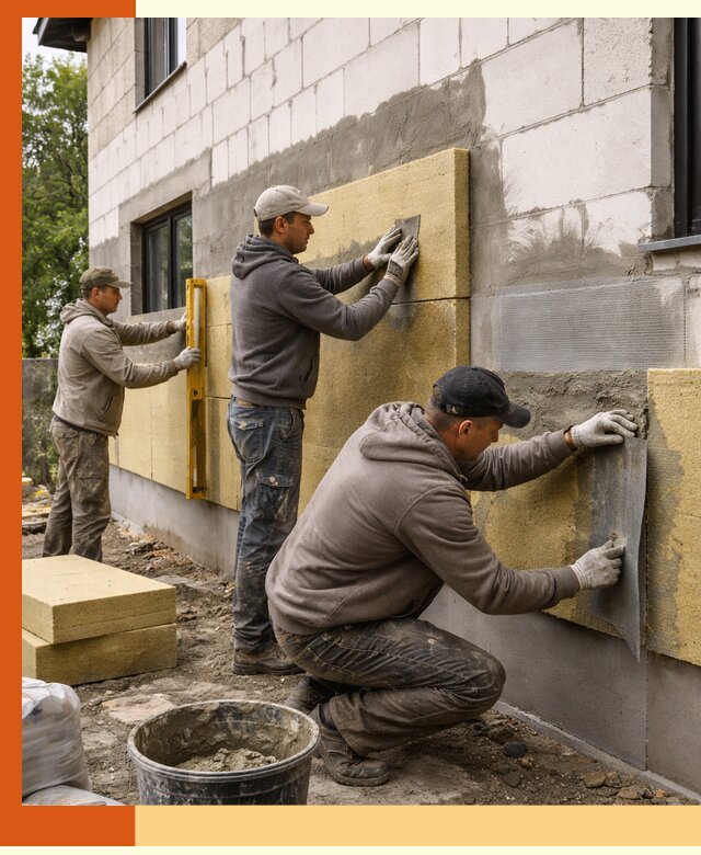 Утепление дома из газобетона в Каменске-Шахтинском качественно и долговечно