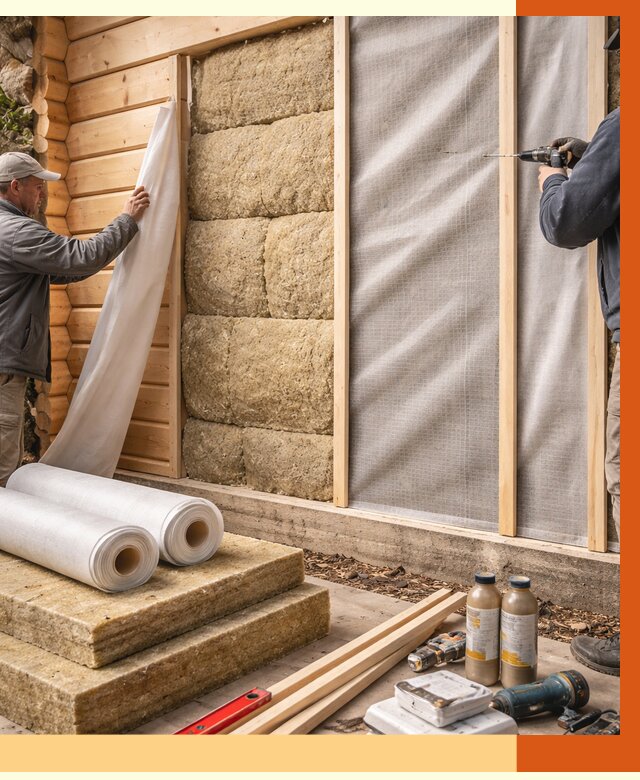 Утепление дома из минибруса в Каменске-Шахтинском от 4635 руб/м2 — заказать профессионально | ТепломастерКсш