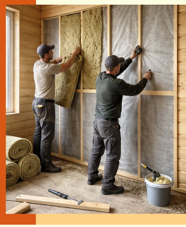 Утепление дома из минибруса в Каменске-Шахтинском: комплексные теплоизоляционные работы