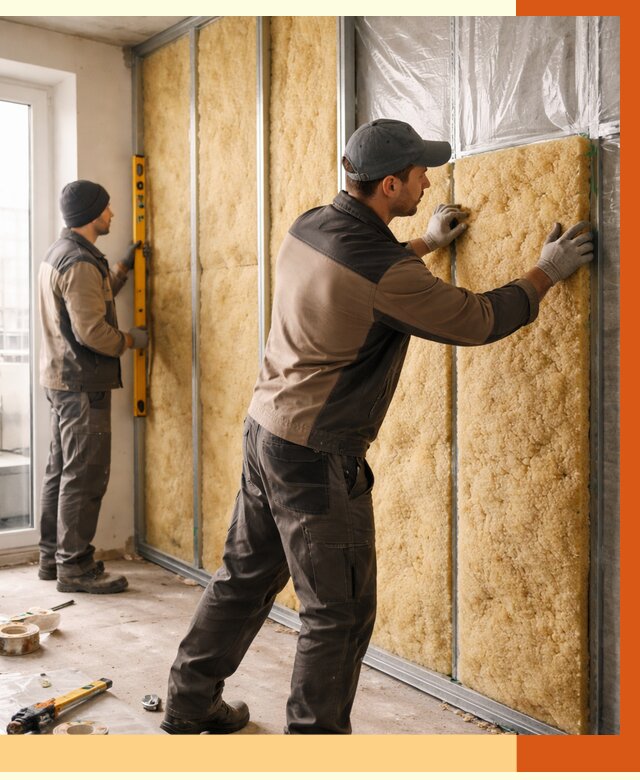 Утепление квартиры изнутри в Каменске-Шахтинском от 4481 руб. за м2 | Проф. работы ТепломастерКсш