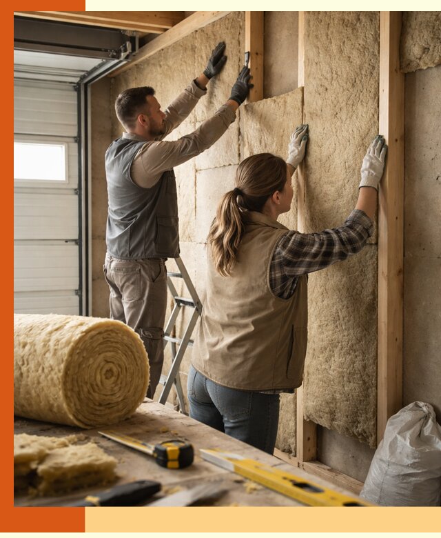 Утепление гаража изнутри в Каменске-Шахтинском: быстро и надежно