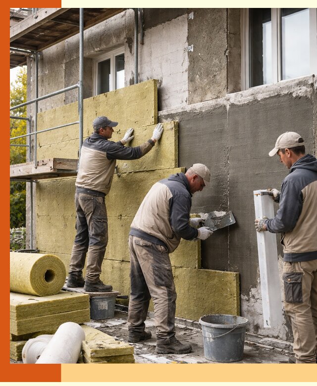 Утепление фасада зданий и домов в Каменске-Шахтинском