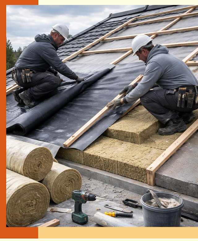 Утепление крыши снаружи в Каменске-Шахтинском: профессиональная теплоизоляция
