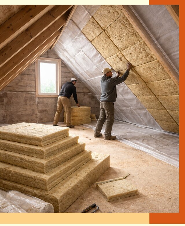 Утепление мансарды в Каменске-Шахтинском от 2575 руб/м2 — комплексно и под ключ | ТепломастерКсш