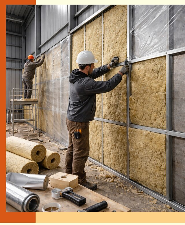 Утепление ангара в Каменске-Шахтинском — профессиональная теплоизоляция помещений