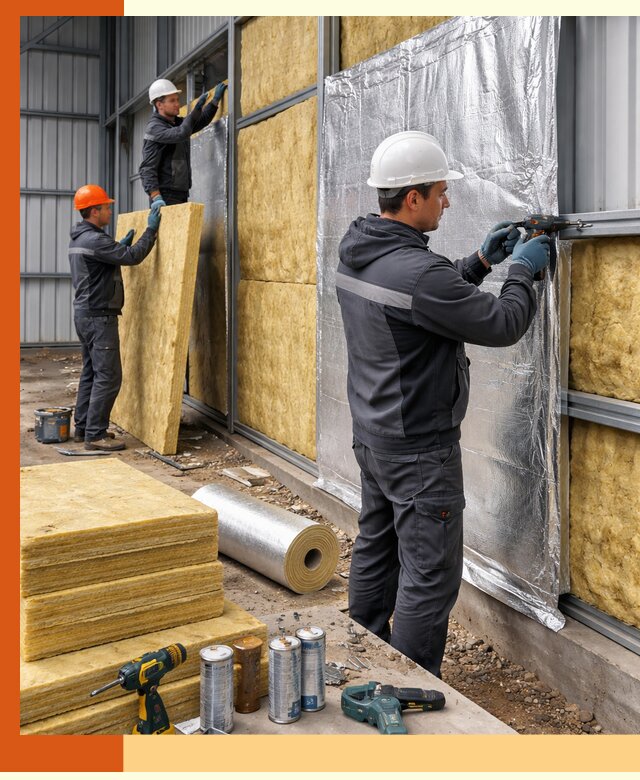 Утепление металлического ангара профессионально в Каменске-Шахтинском