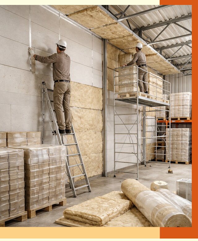 Утепление склада готовой продукции в Каменске-Шахтинском от 2009 руб./м2 — комплексно | ТепломастерКсш