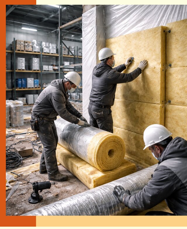 Утепление склада химсырья в Каменске-Шахтинском: безопасная и эффективная изоляция