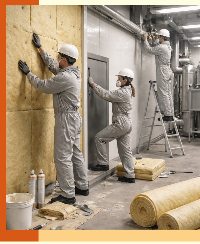 Утепление пищевого цеха под ключ в Каменске-Шахтинском