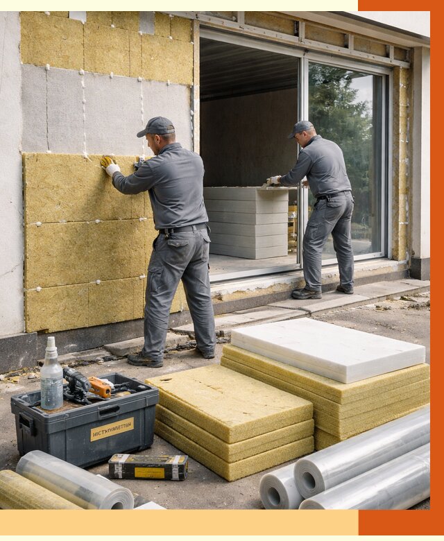 Утепление торгового павильона в Каменске-Шахтинском от 14936 руб./м² под ключ | ТепломастерКсш