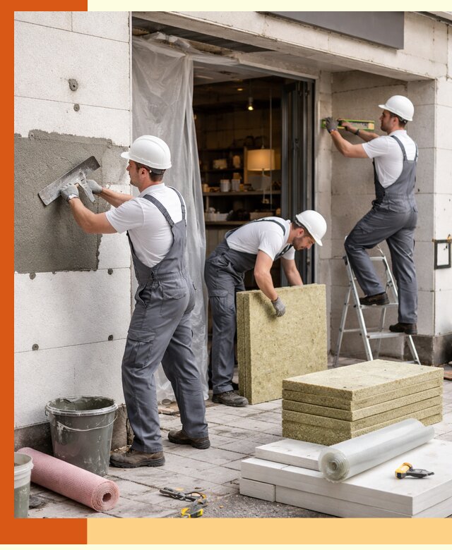 Утепление кафе в Каменске-Шахтинском: профессиональная теплоизоляция и монтаж