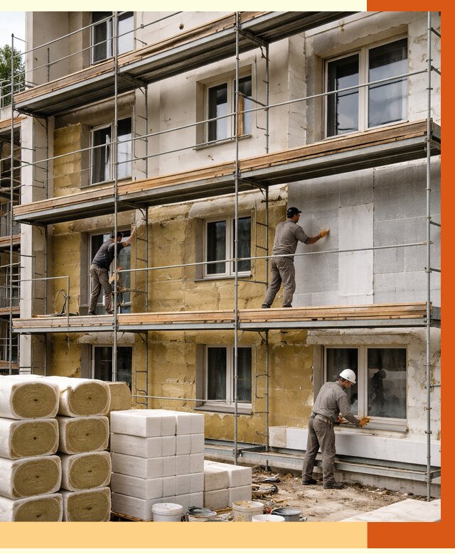 Утепление гостиницы в Каменске-Шахтинском от 7417 руб./м2 — комплексно, ППУ, под ключ | ТепломастерКсш