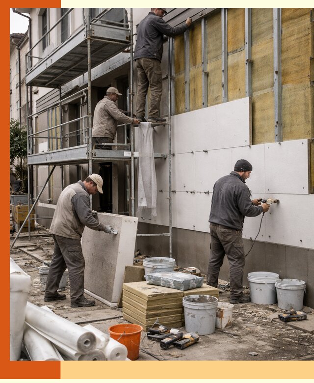 Утепление гостиницы под ключ в Каменске-Шахтинском с гарантией качества