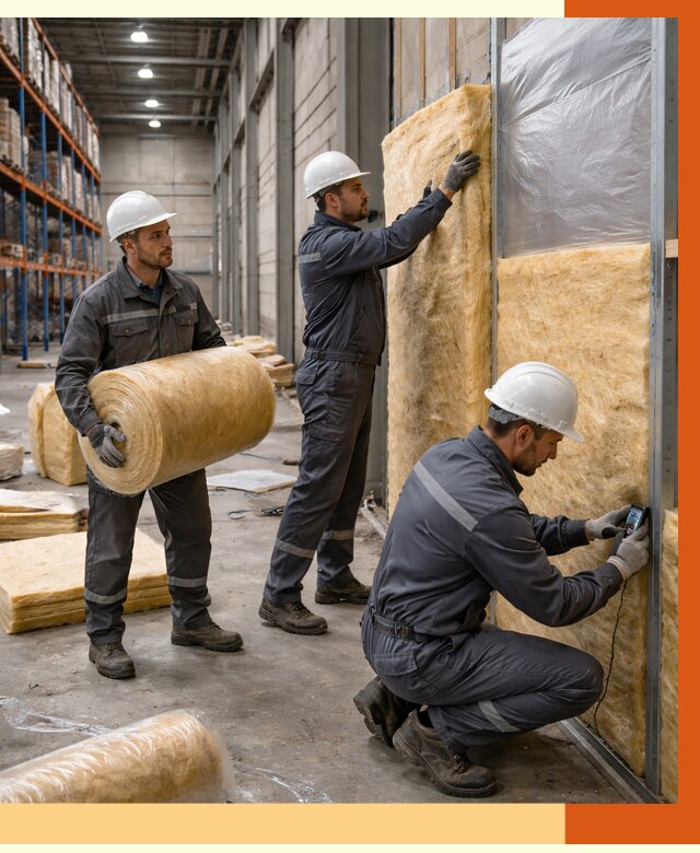 Утепление логистического центра в Каменске-Шахтинском от 4635 руб/м² под ключ | ТепломастерКсш