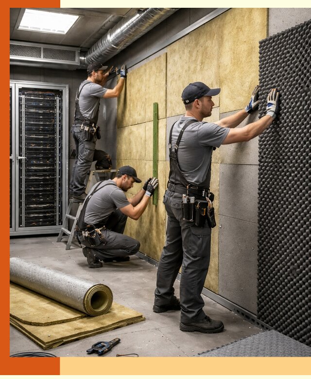 Утепление серверной комнаты профессионально в Каменске-Шахтинском