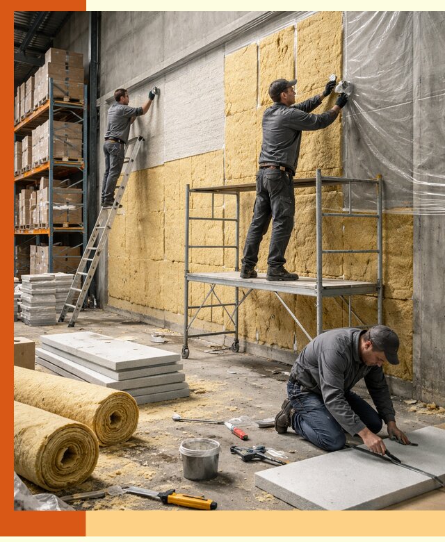 Утепление холодного склада под ключ в Каменске-Шахтинском