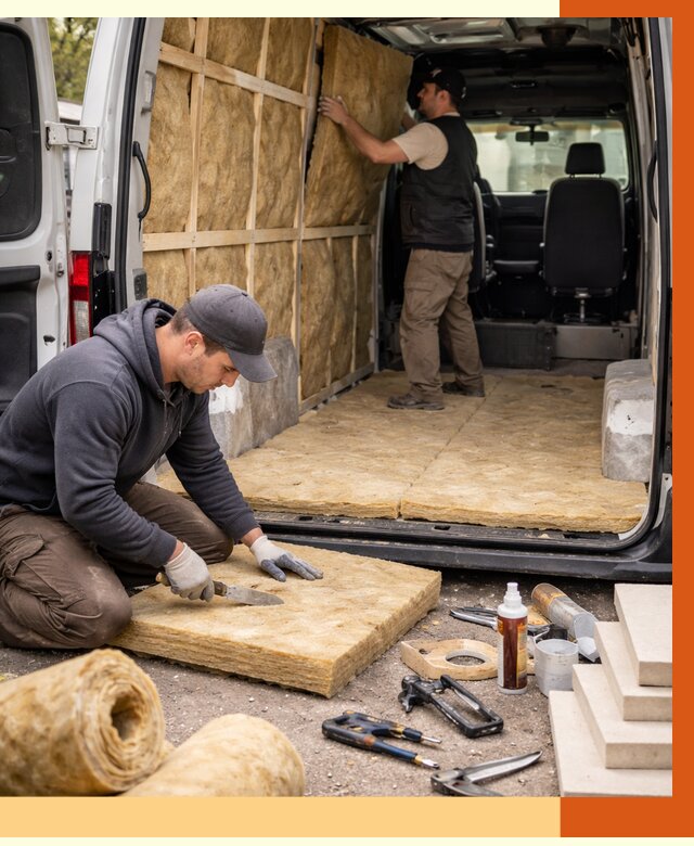 Утепление кемпера в Каменске-Шахтинском под ключ от 12361 руб. — профессионально | ТепломастерКсш