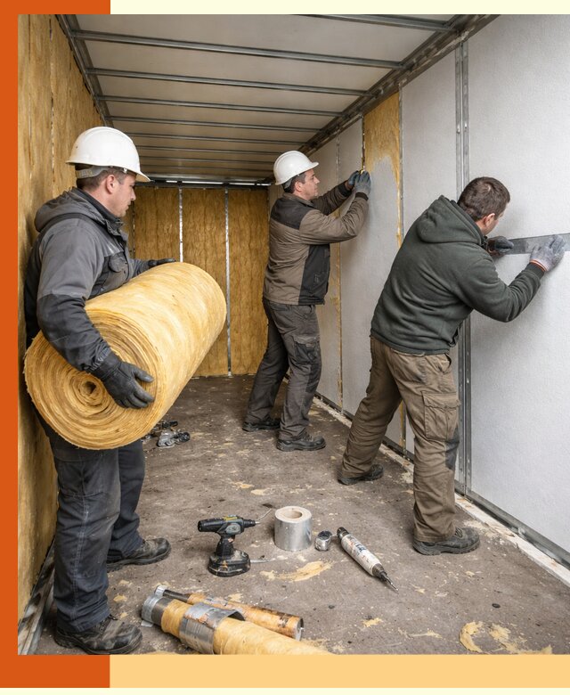 Утепление рефрижераторного контейнера в Каменске-Шахтинском профессионально и надежно