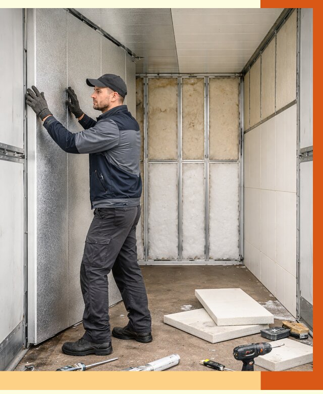 Утепление холодильного кузова в Каменске-Шахтинском от 13906 руб. под ключ | ТепломастерКсш