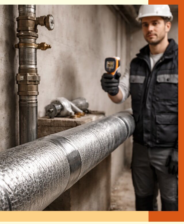 Утепление труб водоснабжения в Каменске-Шахтинском от 8756 руб. за м² — услуги ТепломастерКсш