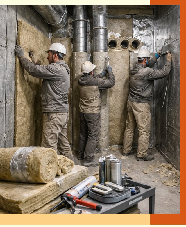 Утепление венткамеры в Каменске-Шахтинском под ключ от 1494 руб. — профессионально | ТепломастерКсш