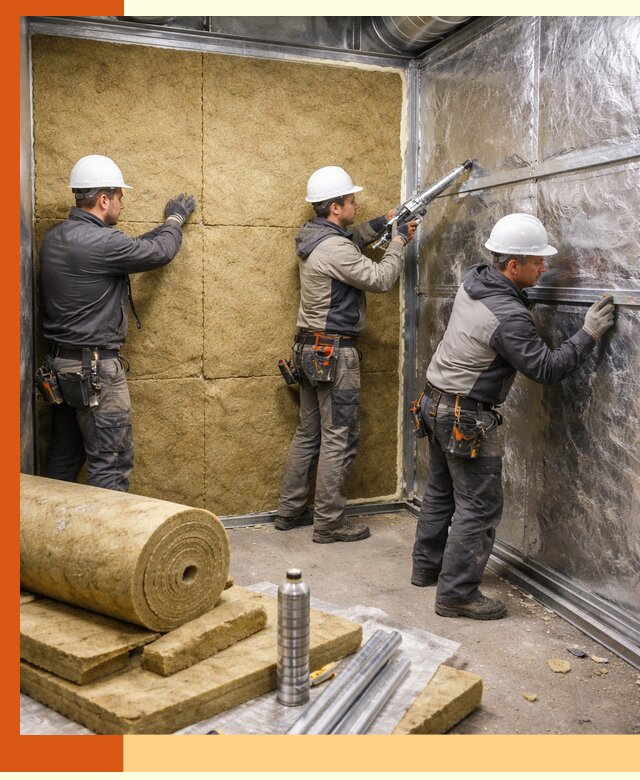 Утепление венткамеры в Каменске-Шахтинском — качественная теплоизоляция и шумопоглощение