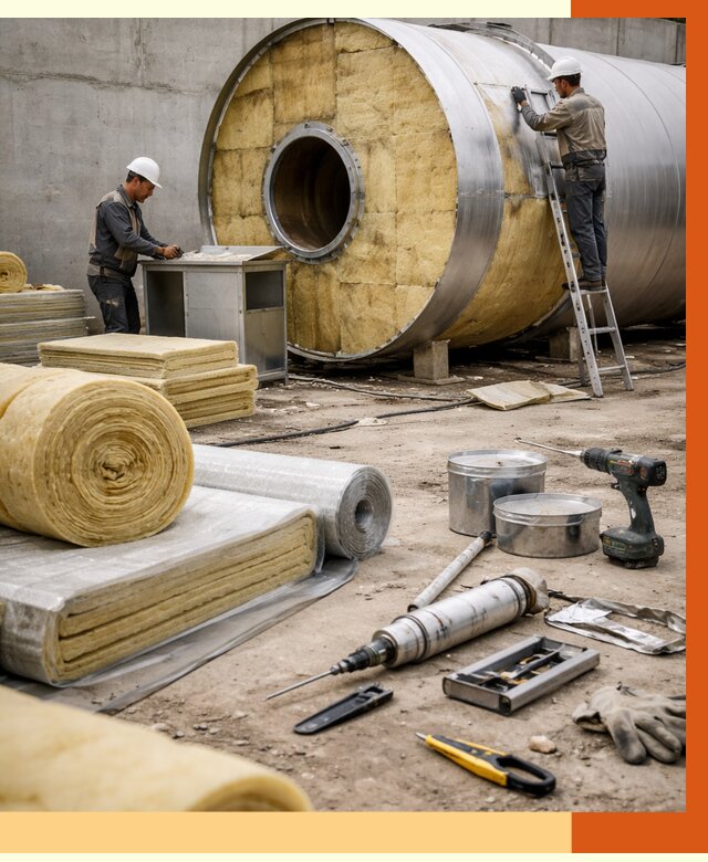 Утепление резервуара с топливом в Каменске-Шахтинском от 28328 руб. под ключ | ТепломастерКсш