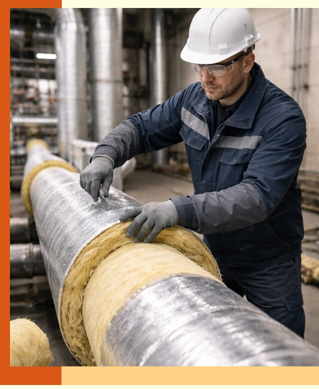 Утепление технологического оборудования и заводских установок в Каменске-Шахтинском