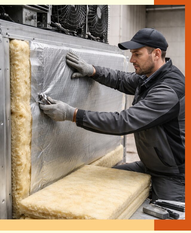 Утепление холодильного агрегата в Каменске-Шахтинском от 8756 руб. под ключ | ТепломастерКсш