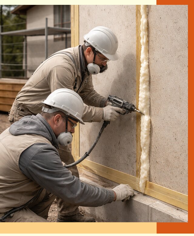 Утепление сип панелей ППУ в Каменске-Шахтинском от 4944 руб. под ключ | ТепломастерКсш