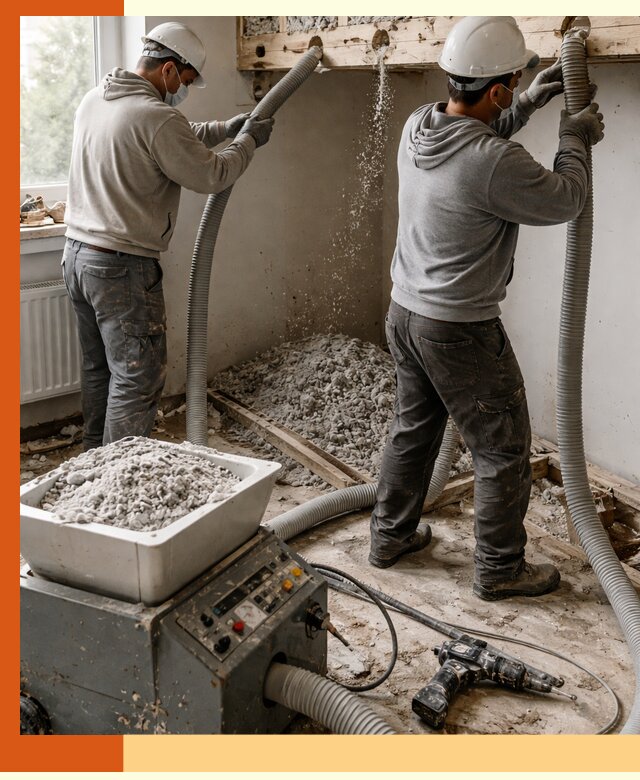 Заполнение пустот перекрытий пеной и наполнителями в Каменске-Шахтинском