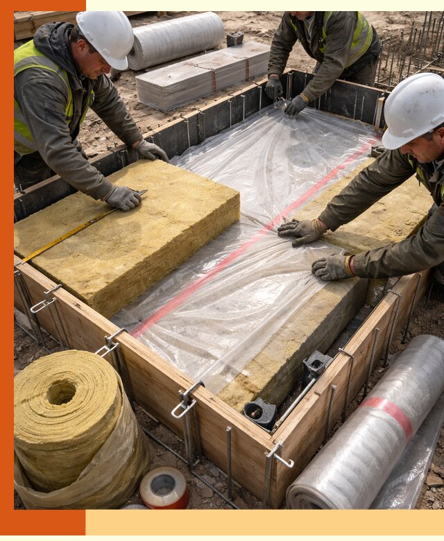 Теплоизоляция опалубки для строительства в Каменске-Шахтинском