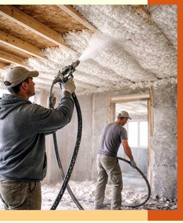 Утепление пеноизолом в Каменске-Шахтинском от 1648 руб./м2 под ключ | ТепломастерКсш