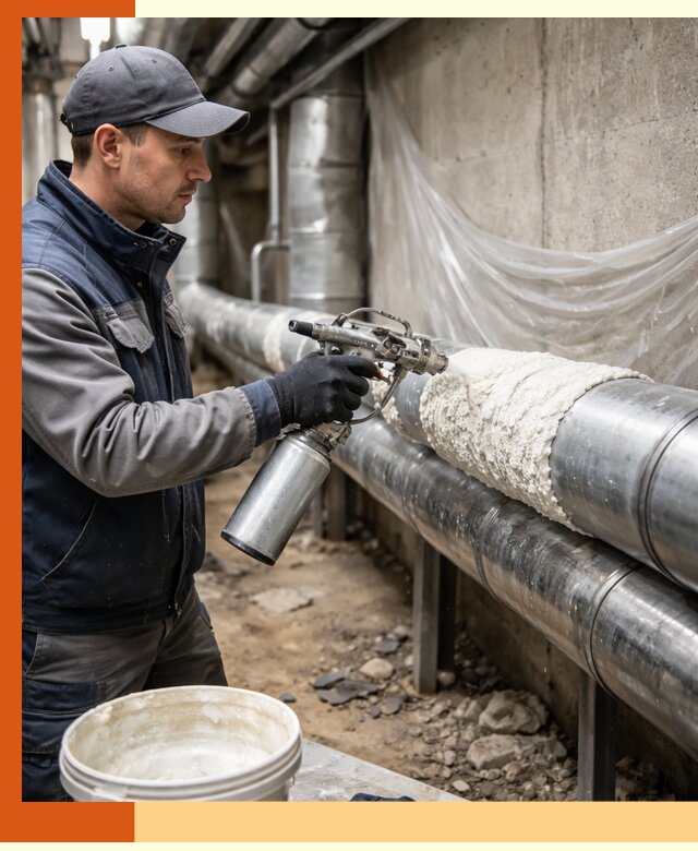 Утепление труб жидкой теплоизоляцией в Каменске-Шахтинском