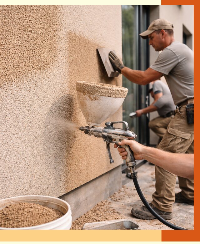 Утепление фасада жидкой пробкой в Каменске-Шахтинском от 4944 руб./м² под ключ | ТепломастерКсш