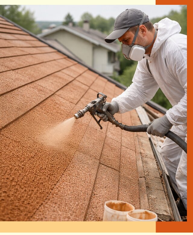 Утепление кровли жидкой пробкой в Каменске-Шахтинском от 2781 руб./м² под ключ | ТепломастерКсш