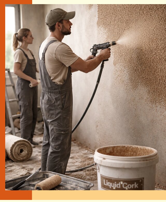 Утепление стен жидкой пробкой в Каменске-Шахтинском эффективное и долговечное