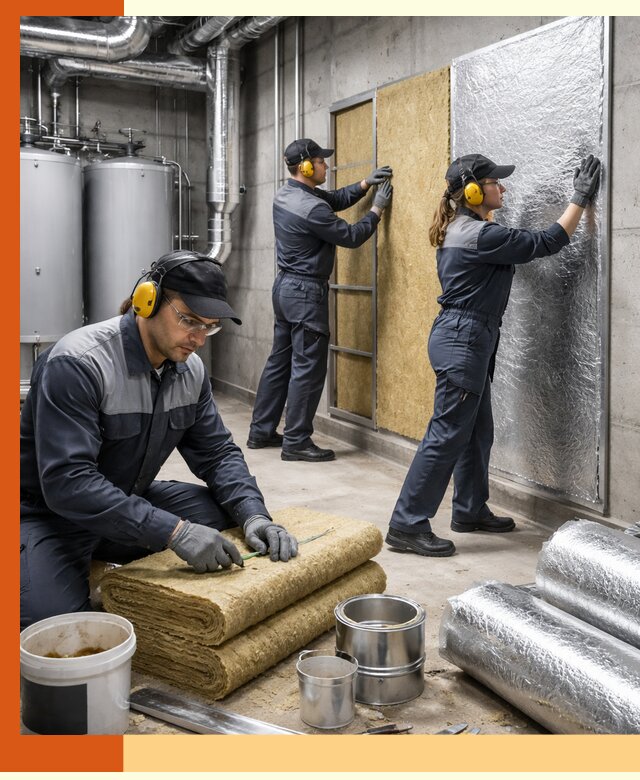 Шумоизоляция котельной в Каменске-Шахтинском: профессиональный монтаж и материалы