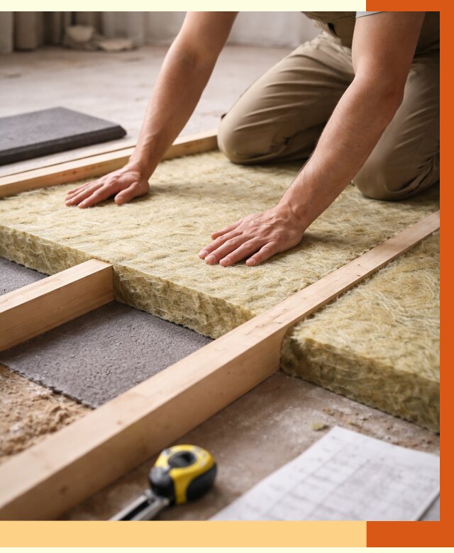 Шумоизоляция пола в Каменске-Шахтинском от 1288 руб./м² — профессиональная звукоизоляция | ТепломастерКсш