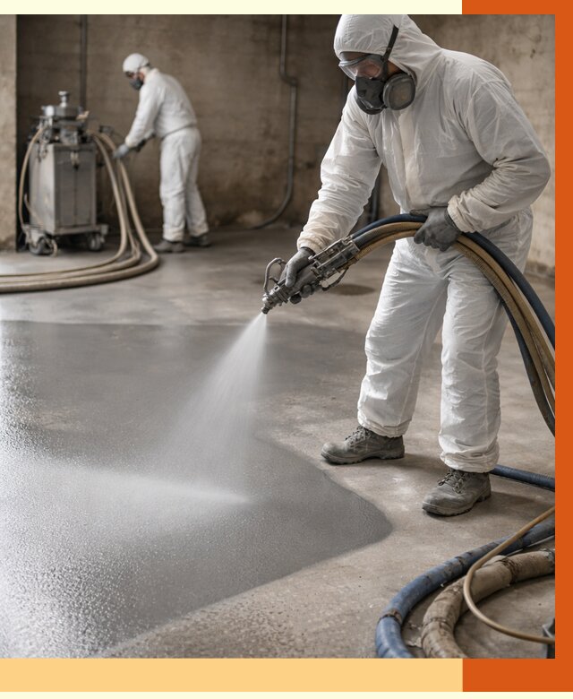 Гидроизоляция полимочевиной в Каменске-Шахтинском от 8756 руб/м² — напыление полимерной гидроизоляции | ТепломастерКсш