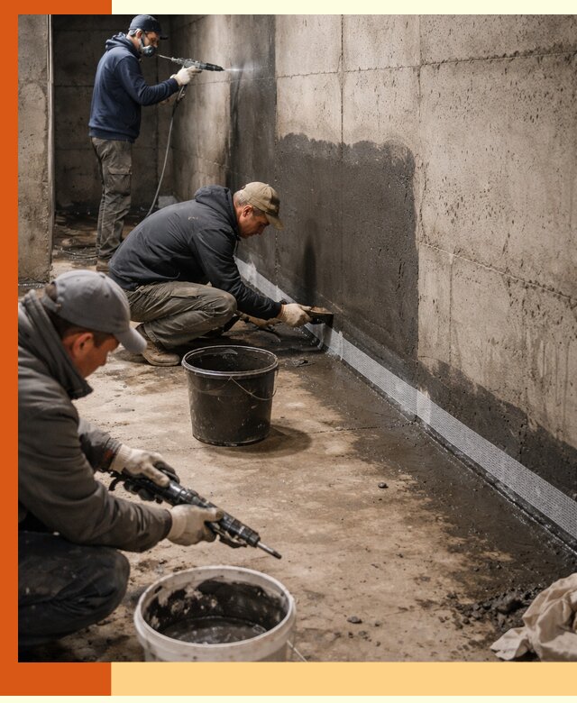 Гидроизоляция подвала в Каменске-Шахтинском — комплексная защита от влаги