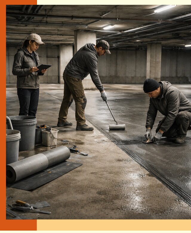 Гидроизоляция паркинга в Каменске-Шахтинском: качественная защита зданий