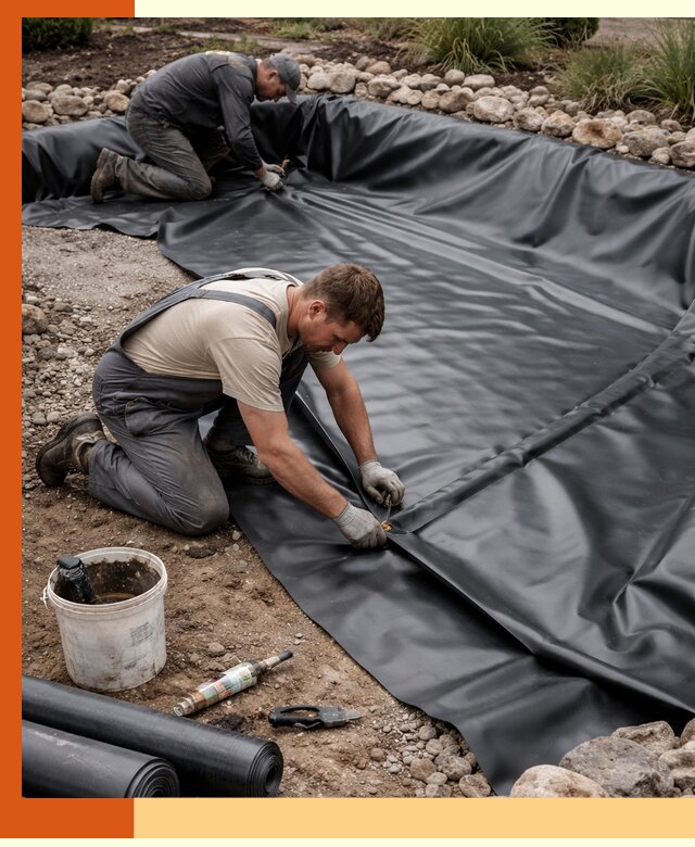 Гидроизоляция пруда в Каменске-Шахтинском: надежная защита и герметизация