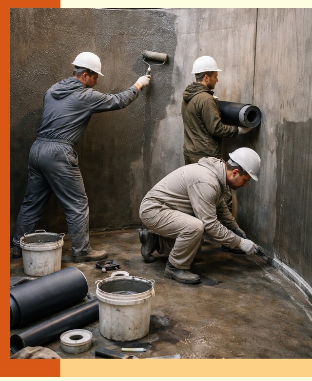 Гидроизоляция резервуара профессионально в Каменске-Шахтинском