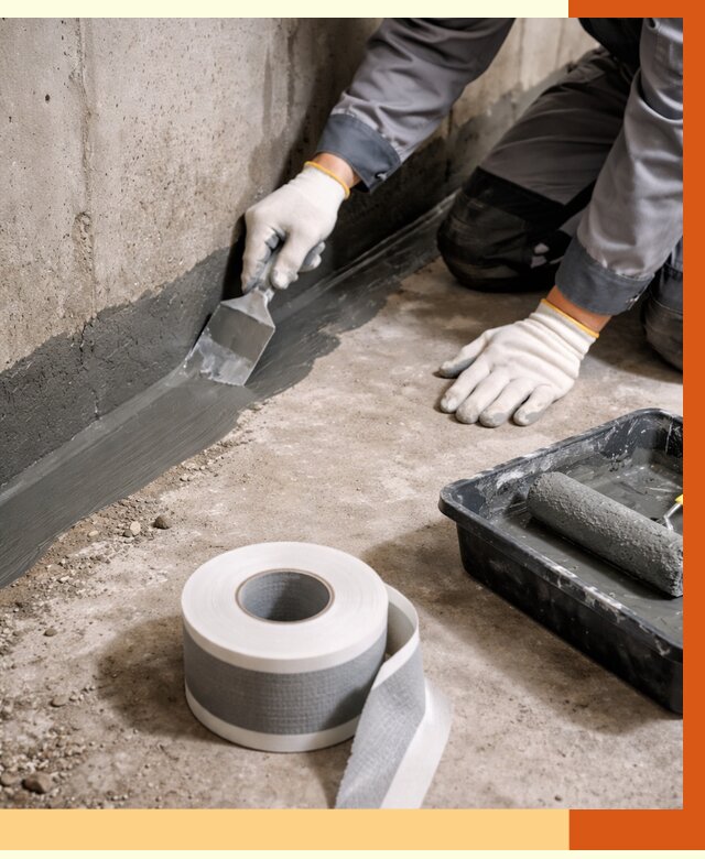 Гидроизоляция швов и герметизация стыков в Каменске-Шахтинском от 1288 руб. | ТепломастерКсш